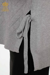 14GG Corespun Prodotto Maglieria Allacciatura Dettagliato Produttore Abbigliamento Donna - 30000 | Tessuto reale - Thumbnail