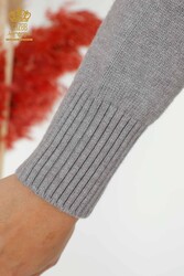 14GG Corespun Produced Knitwear Lacing Detailed Women's Clothing Manufacturer - 30000 | Real Textile - Thumbnail