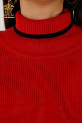 14GG Corespun Produced Knitwear Turtleneck Women's Clothing - 30229 | Real Textile - Thumbnail