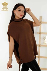 14GG Corespun Produced Knitwear Turtleneck Women's Clothing - 30229 | Real Textile - Thumbnail