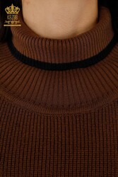 14GG Corespun Produced Knitwear Turtleneck Women's Clothing - 30229 | Real Textile - Thumbnail