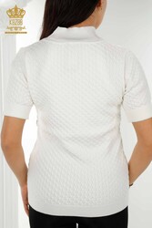 14GG Corespun produziert Strickwaren mit Stehkragen, Hersteller von Damenbekleidung – 30119 | Echtes Textil - Thumbnail