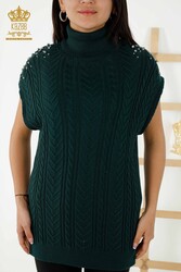 14GG Corespun Produced Knitwear Sweater Turtleneck Women's Clothing Manufacturer - 30242 | Real Textile - Thumbnail