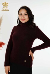 14GG a produit un fabricant de vêtements pour femmes à manches longues en angora - 12046 | Vrai textile - Thumbnail