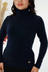 14GG a produit un fabricant de vêtements pour femmes à manches longues en angora - 12046 | Vrai textile - Thumbnail