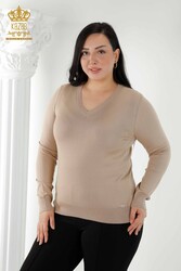 14GG Prodotto in viscosa Elit Maglieria Basic Logo Abbigliamento Donna - 30181 | Tessuto reale - Thumbnail