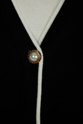 14GG Elite in viscosa prodotta - Cardigan in maglieria con tasca - Produttore di abbigliamento da donna - 30148 | Vero tessuto - Thumbnail