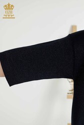 14GG Prodotto in viscosa Elite Maglieria Cardigan Tasca dettagliata Produttore di abbigliamento femminile - 30047 | Tessuto reale - Thumbnail