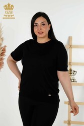 14GG Prodotto Viscosa Elite Maglieria Modello Americano Abbigliamento Donna - 16271 | Tessuto reale - Thumbnail