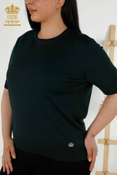 14GG Prodotto Viscosa Elite Maglieria Modello Americano Abbigliamento Donna - 16271 | Tessuto reale - Thumbnail