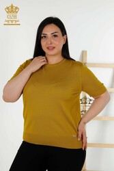 14GG Prodotto Viscosa Elite Maglieria Modello Americano Abbigliamento Donna - 16271 | Tessuto reale - Thumbnail