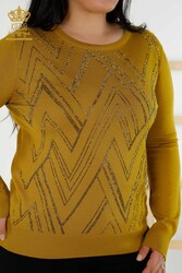 14GG Produced Viscose Elite Knitwear Cycling Collar Women's Clothing - 16725 | Real Textile - Thumbnail