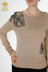 14GG Produced Viscose Elite Knitwear - Crew Neck - Women's Clothing - 16939 | Real Textile - Thumbnail