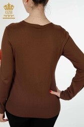 14GG Viscose Produced Elite Knitwear - Crew Neck - Women's Clothing Manufacturer - 16940 | Real Textile - Thumbnail