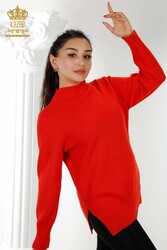 14GG Produced Viscose Elite Knitwear - Crystal Stone Embroidered - Women's Clothing - 16901 | Real Textile - Thumbnail