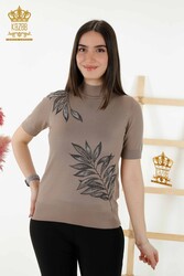 14GG Viscose Produced Elite Knitwear - High Collar - Women's Clothing Manufacturer - 16716 | Real Textile - Thumbnail