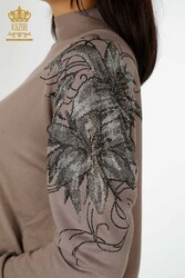 Angora Hecho de hilo - Prendas de punto - Cuello alto - Fabricante de ropa de mujer - 16597 | Textiles reales - Thumbnail