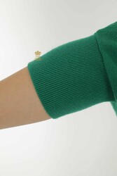 14GG Produced Viscose Elite Knitwear - Basic - With Logo -Women's Clothing - 30241 | Real Textile - Thumbnail