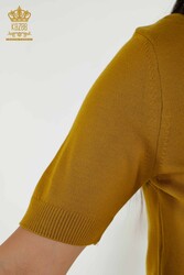 14GG Produced Viscose Elite Knitwear Cycling Collar Women's Clothing - 15943 | Real Textile - Thumbnail