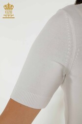 14GG Produced Viscose Elite Knitwear Cycling Collar Women's Clothing - 15943 | Real Textile - Thumbnail