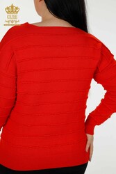 14GG Produced Viscose Elite Knitwear Cycling Collar Women's Clothing Manufacturer - 30169 | Real Textile - Thumbnail
