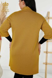 14GG Produjo Viscose Elite Knitwear Cardigan Pocket Detalle de ropa de mujer Fabricante - 30047 | Textiles reales - Thumbnail
