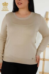 14GG Produced Viscose Elite Knitwear Long Sleeve Women's Clothing Manufacturer - 30213 | Real Textile - Thumbnail