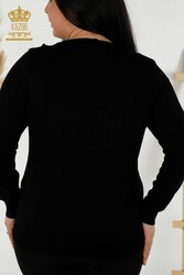 14GG Produced Viscose Elite Knitwear Long Sleeve Women's Clothing Manufacturer - 30213 | Real Textile - Thumbnail