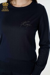 14GG Produced Viscose Elite Knitwear Tracksuit Suit Pocket Detailed Women's Clothing Manufacturer - 16561 | Real Textile - Thumbnail