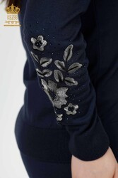 14GG Produced Viscose Elite Knitwear Tracksuit Suit Pocket Detailed Women's Clothing Manufacturer - 16561 | Real Textile - Thumbnail