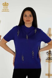 14GG Produced Viscose Elite Knitwear Fabricante de ropa de mujer con cuello alto - 16929 | Textiles reales - Thumbnail