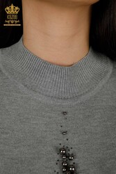 14GG Produced Viscose Elite Knitwear Fabricante de ropa de mujer con cuello alto - 16929 | Textiles reales - Thumbnail