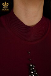 14GG Produced Viscose Elite Knitwear Fabricante de ropa de mujer con cuello alto - 16929 | Textiles reales - Thumbnail