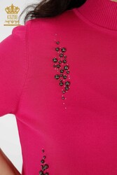 14GG Produced Viscose Elite Knitwear Fabricante de ropa de mujer con cuello alto - 16929 | Textiles reales - Thumbnail