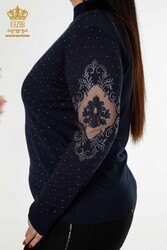 14GG Produced Viscose Elite Knitwear Fabricante de ropa de mujer con cuello alto - 30014 | Textiles reales - Thumbnail