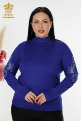 14GG Produced Viscose Elite Knitwear Fabricante de ropa de mujer con cuello alto - 30014 | Textiles reales - Thumbnail