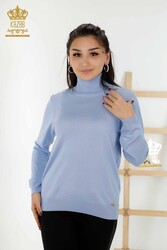 14GG Viscose Produced Elite Knitwear - Turtleneck - Women's Clothing Manufacturer - 11122 | Real Textile - Thumbnail