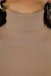 14GG Viscose Produced Elite Knitwear - Turtleneck - Women's Clothing Manufacturer - 11122 | Real Textile - Thumbnail