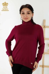 14GG Viscose Produced Elite Knitwear - Turtleneck - Women's Clothing Manufacturer - 11122 | Real Textile - Thumbnail