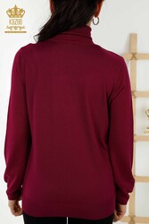 14GG Viscose Produced Elite Knitwear - Turtleneck - Women's Clothing Manufacturer - 11122 | Real Textile - Thumbnail