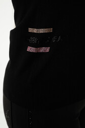 14GG Produced Viscose Elite Tricots - Modèle américain - À motifs - Vêtements pour femmes - 30029 | Vrai textile - Thumbnail