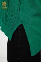 14GG Produced Viscose Elite Knitwear Sweater Piedra bordada Fabricante de ropa de mujer - 30097 | Textiles reales - Thumbnail