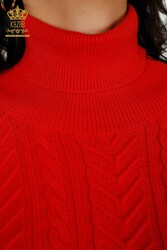 14GG Produced Viscose Elite Knitwear Sweater Piedra bordada Fabricante de ropa de mujer - 30097 | Textiles reales - Thumbnail