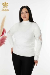 14GG Produit Viscose Elite Knitwear Col montant Fabricant de vêtements pour femmes - 30014 | Vrai textile - Thumbnail