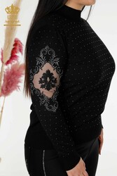14GG Produit Viscose Elite Knitwear Col montant Fabricant de vêtements pour femmes - 30014 | Vrai textile - Thumbnail