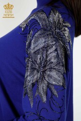 En fil angora - Tricots - Col montant - Fabricant de vêtements pour femmes - 16597 | Vrai textile - Thumbnail
