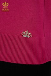 14GG Product Viscose Elite Knitwear Collier de cyclisme Fabricant de vêtements pour femmes - 30389 | Vrai textile - Thumbnail