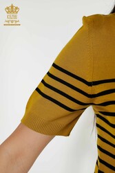 14GG Product Viscose Elite Knitwear Cycling Collar Fabricant de vêtements pour femmes - 30396 | Vrai textile - Thumbnail