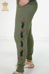 14GG Produit Viscose Elite Knitwear Survêtement Costume Broderie florale Fabricant de vêtements pour femmes - 16528 | Vrai textile - Thumbnail