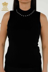 14GG Produced Viscose Elite Knitwear Zero Sleeve Vêtements pour femmes - 30042 | Vrai textile - Thumbnail